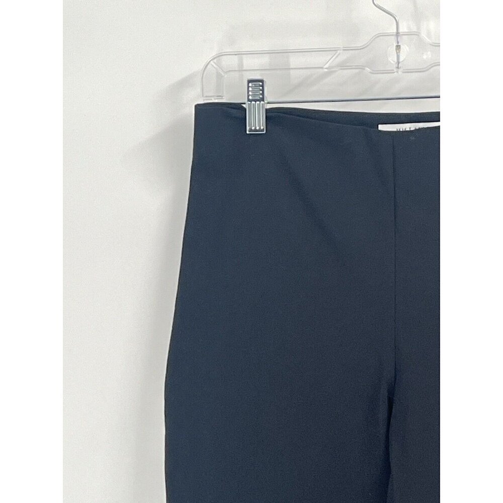 MM LeFleur Black Ankle Dress Pants Straight Leg Side Zip Sz 8  NWT - Picture 2 of 7